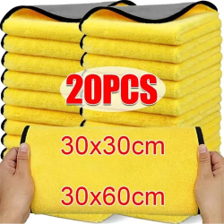 Aanbieding voor Dubbele Kanten Auto Microfiber Doeken Super Absorberend Wassen Drogen Reinigingsdoekjes Auto Detaillering Handdoek Vodden Schoon Tool