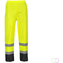 Aanbieding voor Hi-Vis Klassieke Tweekleuren Regenbroek maat Large, YeBk