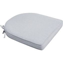 Aanbieding voor Zitkussen voor tuinstoel - 48x49 cm - 6 cm dik - Grijs tuinkussen - Nordstrand home