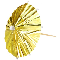 Aanbieding voor Prikkers Parasol Goud (12st)
