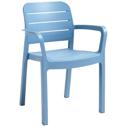 Aanbieding voor Keter Tuinstoel Tisara Zomerblauw Stapelbaar