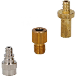 Aanbieding voor Dunlop Ventieladapters Set - 3 stuks, Goud/Zilver