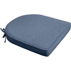 Aanbieding voor Zitkussen voor tuinstoel - 48x49 cm - 6 cm dik - Donkerblauw tuinkussen - Nordstrand Home