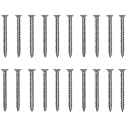 Aanbieding voor Platinum schroeven voor schaduwdoek - Chromen schroeven - 20 stuks