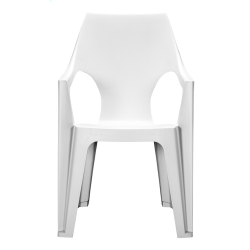 Aanbieding voor Keter Tuinstoel Dante Wit Hoge Rug