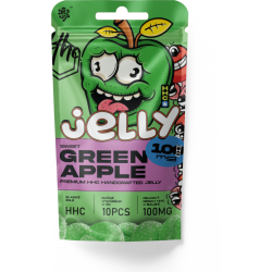 Aanbieding voor Czech CBD HHC Jelly Groene Appel 100 mg, 10 x 10 mg