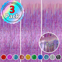 Aanbieding voor 3/2/1Pack Party Achtergrond Gordijnen Glitter Goud Klatergoud Fringe Folie Gordijn Verjaardag Bruiloft Decoratie Volwassen jubileum Decors