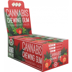 Aanbieding voor Cannabis Aardbei Kauwgom (17 mg CBD), 17 g