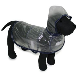 Aanbieding voor Mi&Dog Waterdichte Doorzichtige Regenjas Met Kap 25 Cm