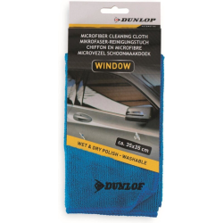 Aanbieding voor Dunlop Microfiberdoek voor Glas - Blauw, 35 x 35 cm