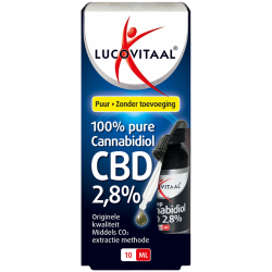 Aanbieding voor 2+2 gratis: Lucovitaal Cannabidol CBD 2,8% 10 ml