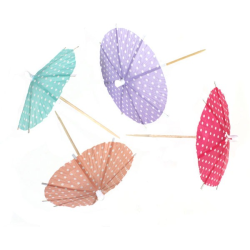 Aanbieding voor Prikker Paraplu Pastel (12st)