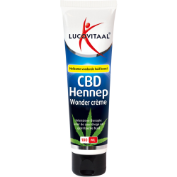 Aanbieding voor 3x Lucovitaal Creme Huidwonder Hennep CBD 100 ml