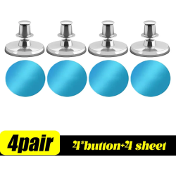 Aanbieding voor Metalen gordijn magnetische sluiting Wandmontage Magnetische gesp Douchegordijn Magneetclips Afneembare raamscherm Vaste sluiting