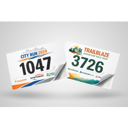 Aanbieding voor Zelfklevende startnummers