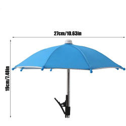 Aanbieding voor Mobiele telefoon parapluhouder met clip voor zonnescherm Mobiele telefoon Paraplu Telefoonclip Outdoor Anti-glare zonnescherm Bescherm uw telefoon