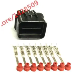 Aanbieding voor 1 Set 8 Pin KUM PB625-08027 PB621-08020 Auto Voertuig Verzegelde Automotive Connector Lamp Koplamp Socket Voor Audi BMW Ford