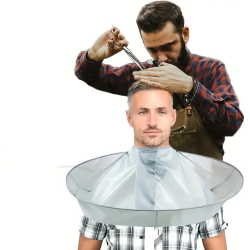 Aanbieding voor 1pc DIY haar knippen mantel paraplu ontwerp cover, geschikt voor salon kapper knippen mantel wrap, opvouwbaar waterdicht en draagbaar
