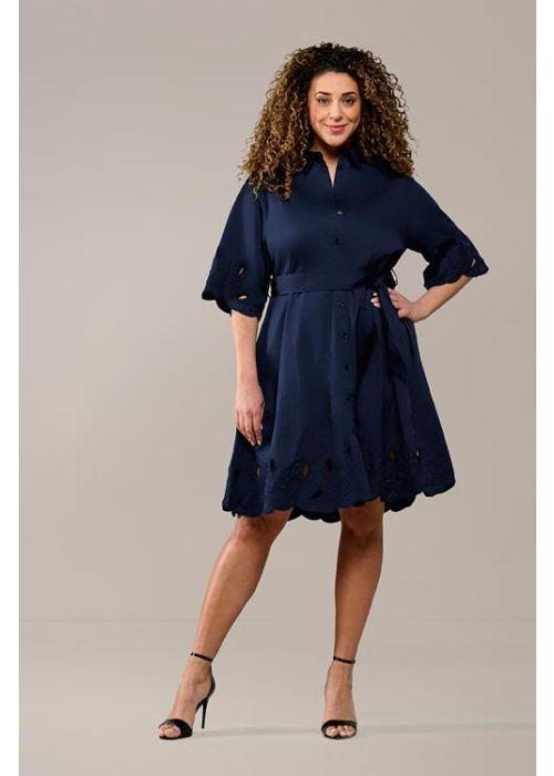 Mart Visser Teddy tuniek navy maxi