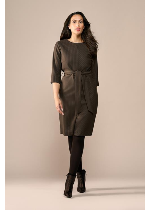 Mart Visser Ziana lurex jurk bruin