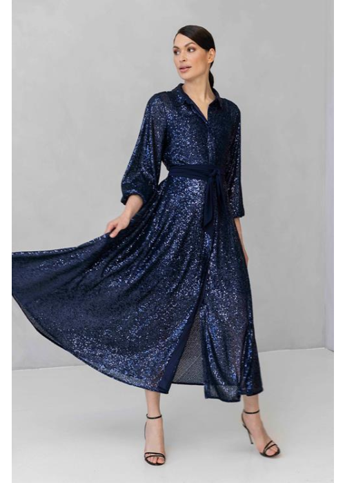 Mart Visser Kelly jurk navy