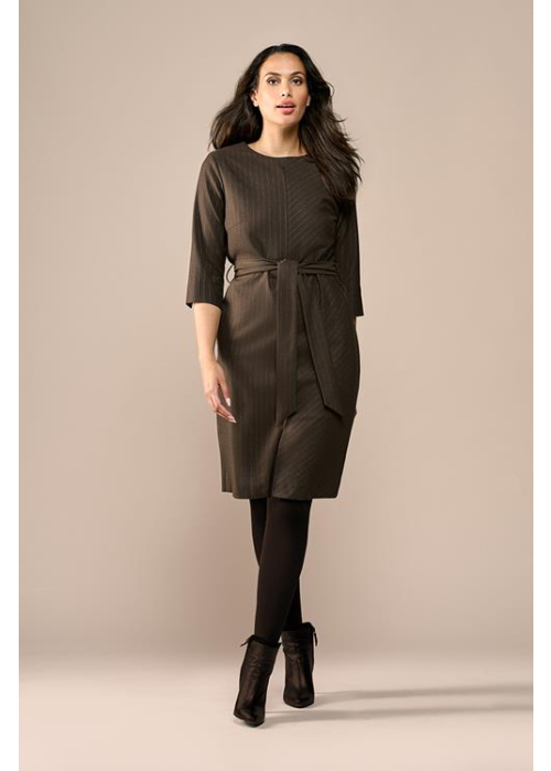 Mart Visser Ziana lurex jurk bruin