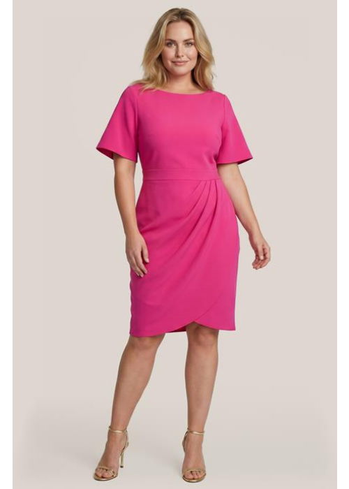 Mart Visser Elin jurk fuchsia maxi