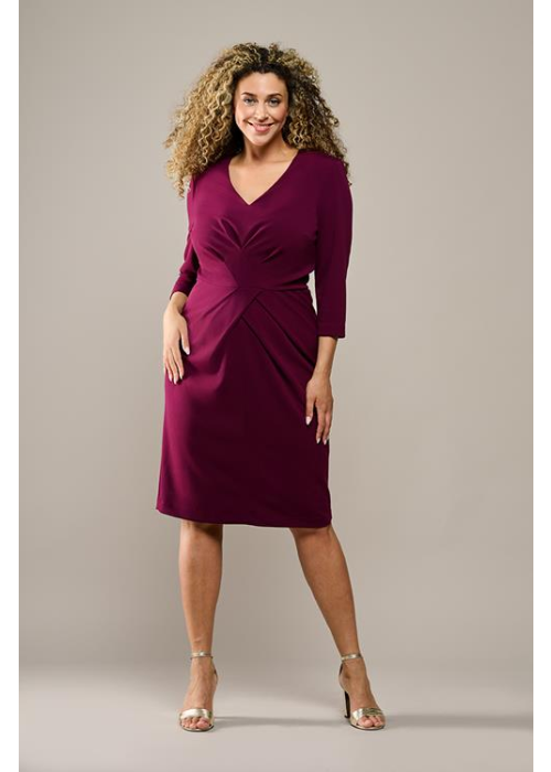 Mart Visser Levi jurk dark berry maxi