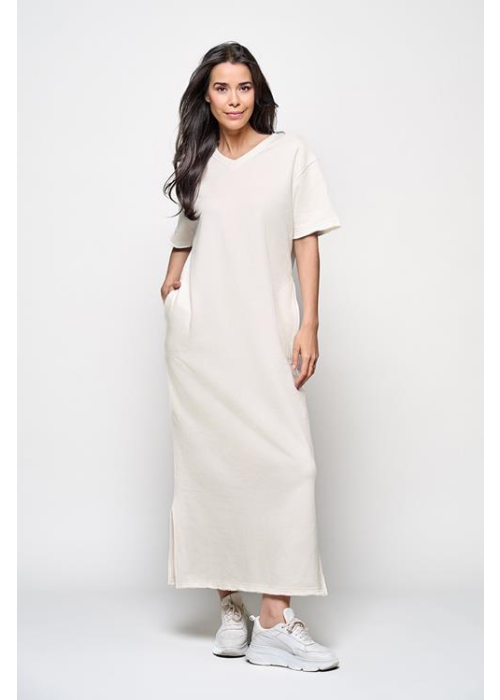 Mart Visser Caroline Tensen ella sweat jurk gebroken wit