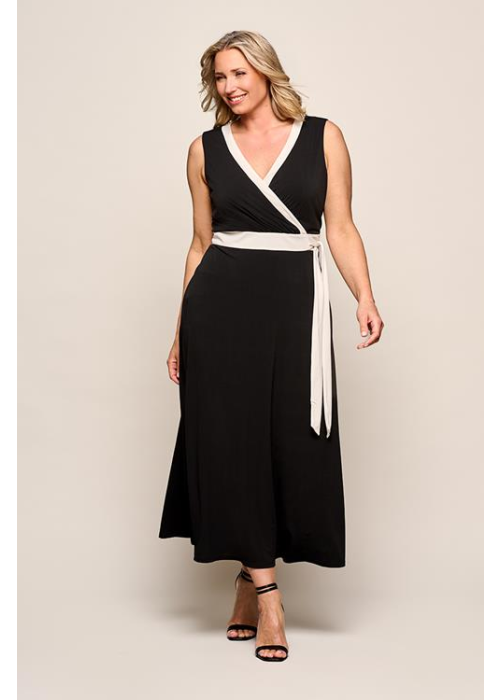 Mart Visser Reggy jurk zwart maxi