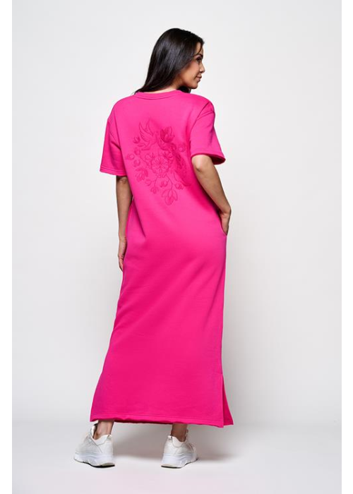 Mart Visser Caroline Tensen ella sweat jurk fuchsia