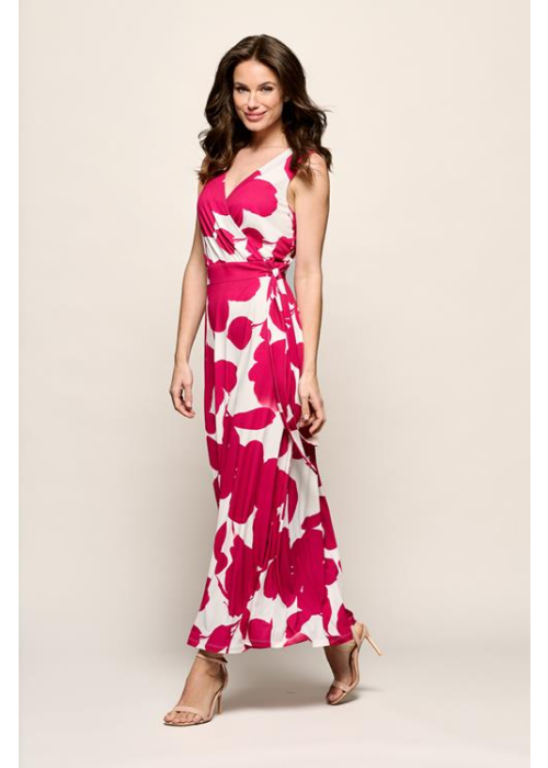 Mart Visser Reggy print jurk offwhite / roze