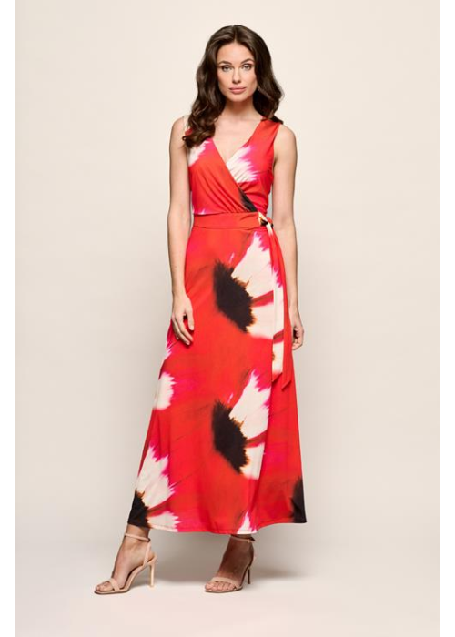 Mart Visser Reggy print jurk rood / multi