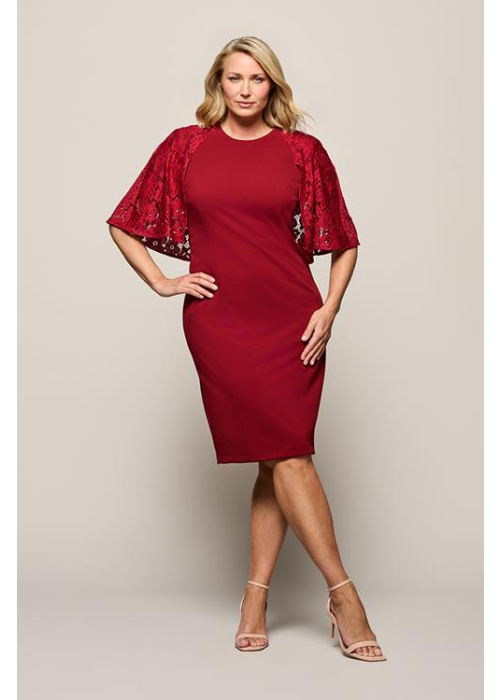 Mart Visser Kate jurk bordeaux maxi
