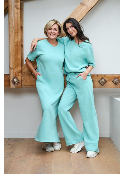 Mart Visser Caroline Tensen ella sweat jurk licht groen