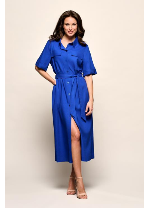 Mart Visser Logan jurk kobalt