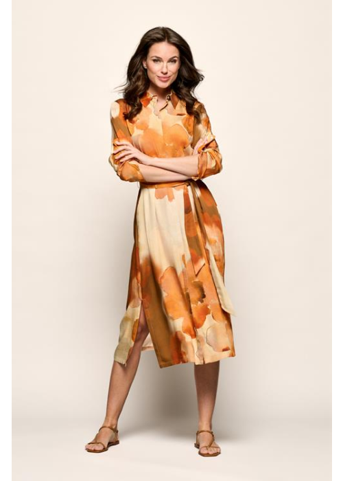 Mart Visser Bowie print jurk oranje / multi