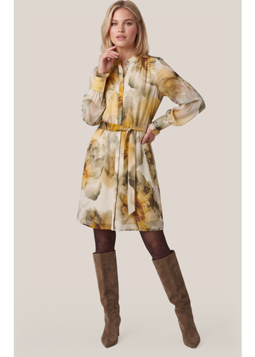 Mart Visser Ashley print jurk zand / geel