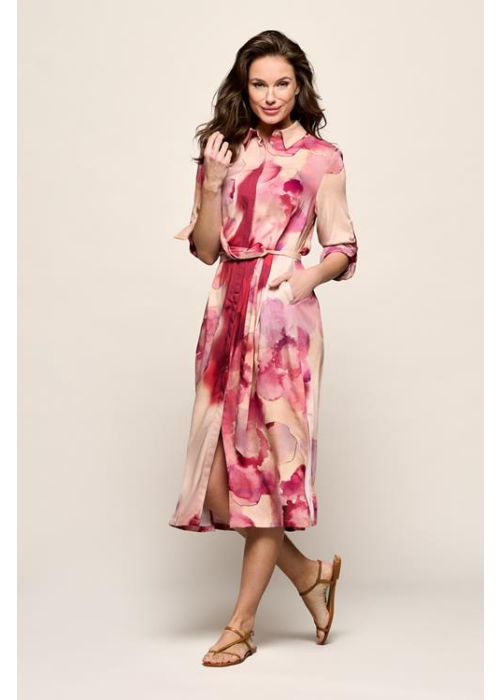 Mart Visser Bowie print jurk roze