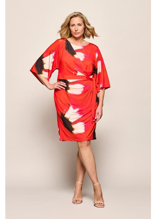 Mart Visser Milan print jurk rood / multi maxi
