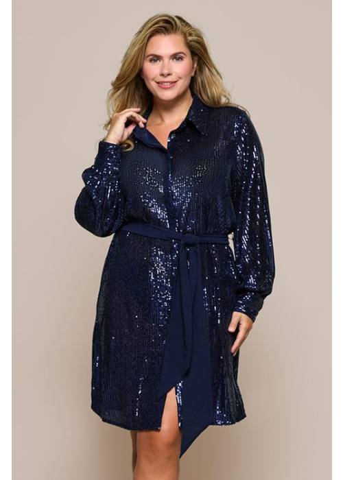 Mart Visser Caley tuniek navy maxi