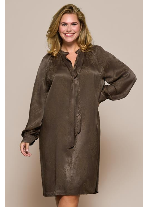 Mart Visser Bayville tuniek donkerbruin maxi