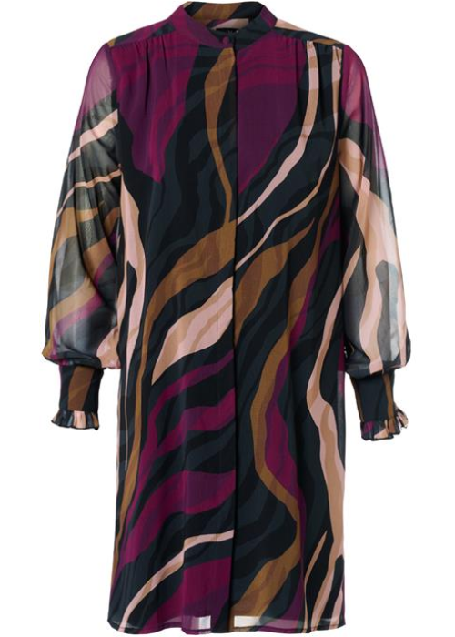 Mart Visser Ashley print tuniek dark berry