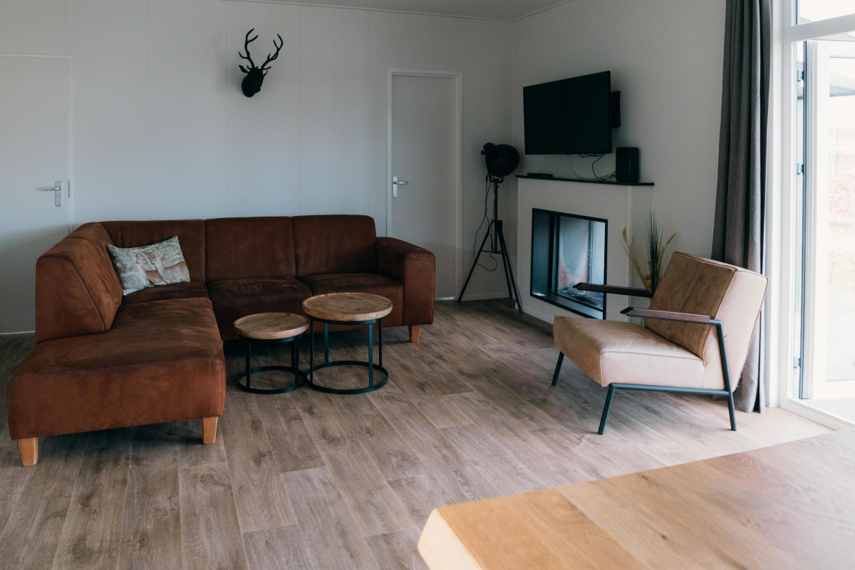 Interieur van de Veluwe Villa’s voor een groepsweekend